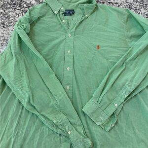 Polo by Ralph Lauren Green Men's Shirt